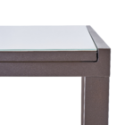 Mesa  Alumínio Retangular Lyra II 75x96x180cm Marrom Naterial