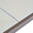 Mesa  Alumínio Retangular Lyra II 75x96x180cm Marrom Naterial