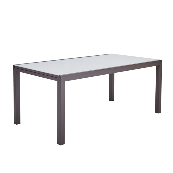 Mesa  Alumínio Retangular Lyra II 75x96x180cm Marrom Naterial