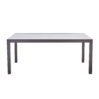 Mesa  Alumínio Retangular Lyra II 75x96x180cm Marrom Naterial