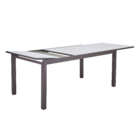 Mesa  Alumínio Retangular Lyra II 75x96x180cm Marrom Naterial