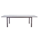 Mesa  Alumínio Retangular Lyra II 75x96x180cm Marrom Naterial