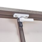 Mesa  Alumínio Retangular Lyra II 75x96x180cm Marrom Naterial