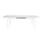 Mesa  Alumínio Retangular Odyssea II 76x100x180-240cm Branco Naterial