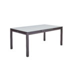 Mesa  Alumínio Retangular Odyssea II 76x100x180-240cm Marrom Naterial