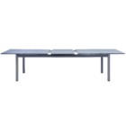 Mesa  Alumínio Retangular Odyssea II 76x100x256-320cm Cinza Naterial