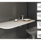 Mesa/ Bancada Para Refeições/cozinha Suspensa Branca 90x40