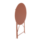 Mesa Aço 60x60x71cm Laranja Flora Origami Naterial