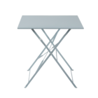 Mesa Aço Flora II Origami 70x70cm Azul Naterial