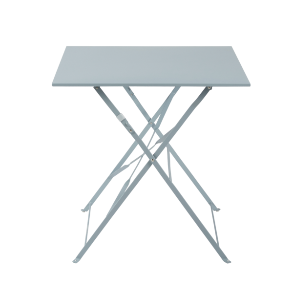 Mesa Aço Flora II Origami 70x70cm Azul Naterial