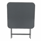 Mesa Aço Quadrado Emys 70x70x70cm Cinza Naterial