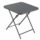 Mesa Aço Quadrado Emys 70x70x70cm Cinza Naterial