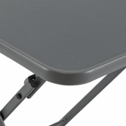 Mesa Aço Quadrado Emys 70x70x70cm Cinza Naterial