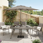 Mesa Aço Retangular Alma 71x90x90cm Cinza