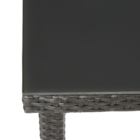 Mesa Aço Retangular Noa 90x150cm Cinza Naterial