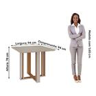 Mesa Agata 180 Cm Cimol Nature/off White