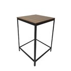 Mesa Alta 61x61cm  Preto Fosco