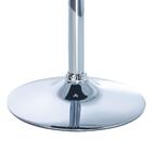 Mesa Alta Bar Bistro Apollo Redonda 60 Cm Tampo Madeira Ajust