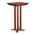 Mesa Alta Bar Com 60 5 Cm Nogueira - Mão   Formão