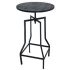 Mesa Alta Bistro Bar Industrial Tampo Madeira Loft Turner