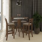 Mesa Alta Bistrô Em Madeira Maciça Copacabana X Pinhão