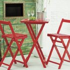 Mesa Alta Dobrável Mão E Formão Bistrô