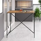 Mesa Alta Industrial Bancada Cozinha Steel Quadra  Vermont Ve