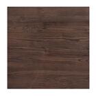 Mesa Alta Iron Tolix Com Tampo De Madeira Rústica Escura - Ba