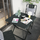 Mesa Alumínio 75x75x75cm Cinza Idaho Naterial