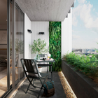 Mesa Alumínio 75x75x75cm Cinza Idaho Naterial