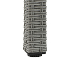 Mesa Alumínio 75x89x179cm Cinza Davos Naterial