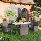 Mesa Alumínio 75x89x179cm Cinza Davos Naterial