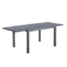 Mesa Alumínio Extensível 130x90x75 a 214cm Cinza Lyra II Naterial