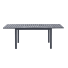 Mesa Alumínio Lyra II Ext 214x90cm Cinza Naterial