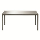 Mesa Aluminío Lyra Marrom  90x75x160cm Marrom Naterial