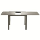 Mesa Alumínio Lyra 75x90x160cm Marrom Naterial