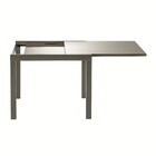 Mesa Alumínio Lyra 75x90x160cm Marrom Naterial