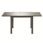 Mesa Alumínio Lyra 75x90x160cm Marrom Naterial