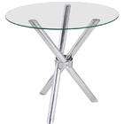 Mesa Aluminio Retratil C/ Tampo Vidro M017 – Alegro. - Alumín