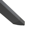 Mesa Alumínio Xara II Origami 71x71cm Cinza Naterial