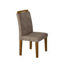 Mesa Alvorada 180 Tp Mdf Vidro Canto Reto 4 Cadeiras Rufato