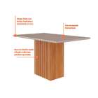 Mesa Ana 130x80cm Cimol Nature/off White