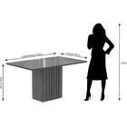 Mesa Ana 130x80cm Nature/off White Sala De Jantar Nature/off