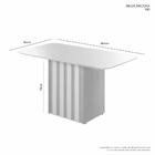 Mesa Ancora Candian 180cm Tampo Copo Jcm Movelaria Não Acompa