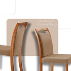 Mesa Ane 180 Tampo Laqueado Com Vidro Com 6 Cadeiras Munique