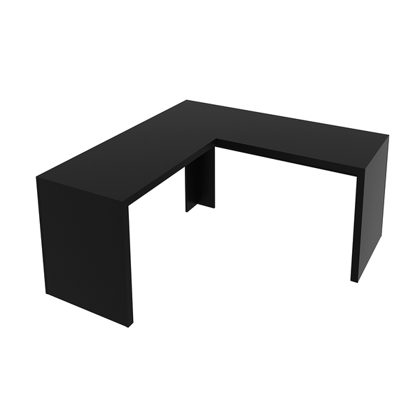 Mesa Angular Para Escritório Home Office Me4116 Mdp Preto G69