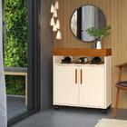 Mesa Aparador Café Drink Plus Adega Com Rodízios Off White/ca