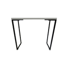 Mesa Aparador Multiúso Em Metalon Preto E Base Em Mdf 15mm Br