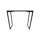 Mesa Aparador Multiúso Em Metalon Preto E Base Em Mdf 15mm Pr