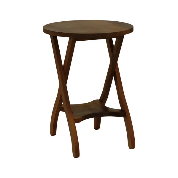 Mesa Apoio 1 Prateleira Summer Madeira Imbuia Maciça Stain Im